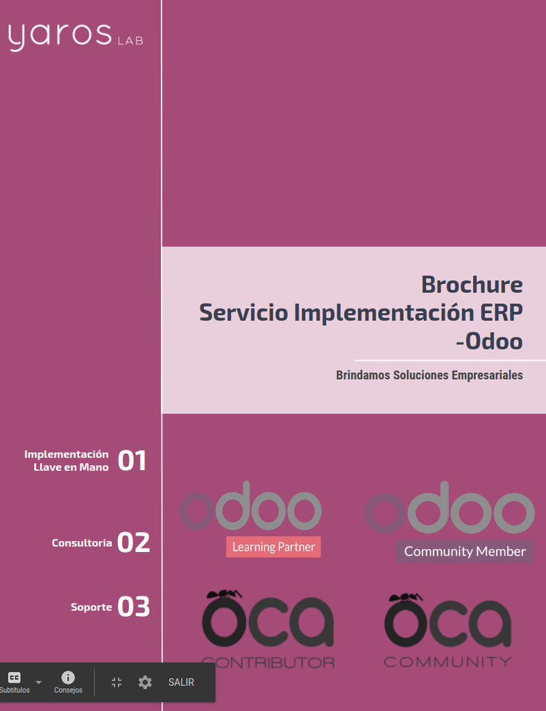 Servicios de Odoo